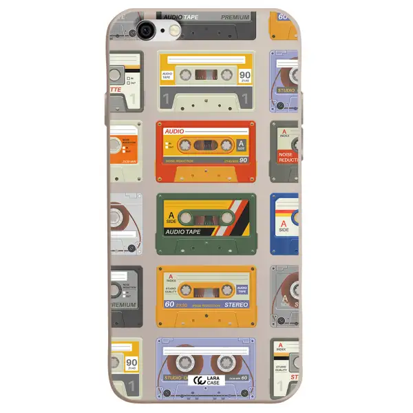 All My Cassettes Apple iPhone 6 Silicone Stone Case