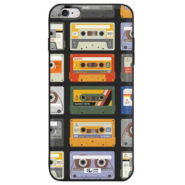 All My Cassettes Apple iPhone 6S Silicone black Case