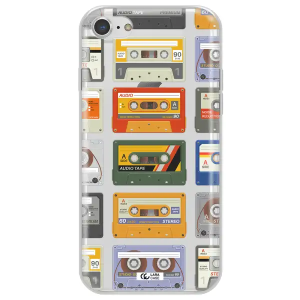 All My Cassettes Apple iPhone 7 Clear TPU Case