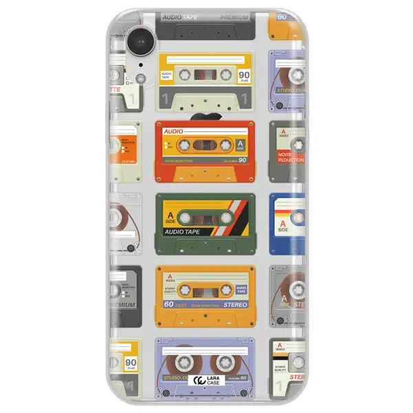 All My Cassettes Apple iPhone XR Clear TPU Case