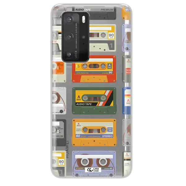 All My Cassettes Huawei P40 Pro Clear TPU Case