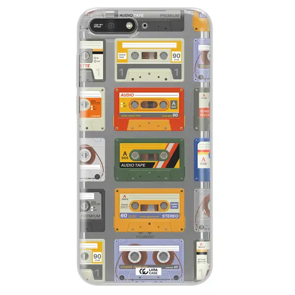 All My Cassettes Huawei Y6 2018 Clear TPU Case