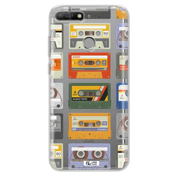 All My Cassettes Huawei Y6 Prime 2018 Clear TPU Case