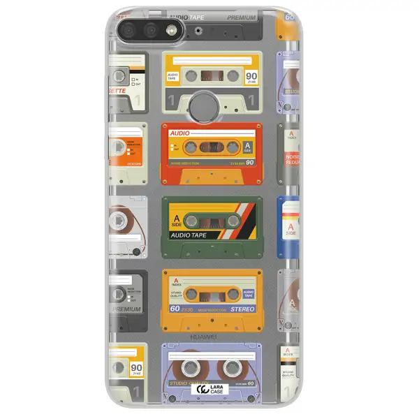 All My Cassettes Huawei Y7 Prime 2018 Clear TPU Case