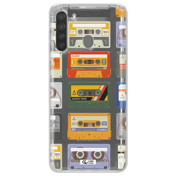 All My Cassettes Samsung A21 Clear TPU Case