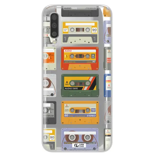 All My Cassettes Samsung A50S Clear Tpu Case