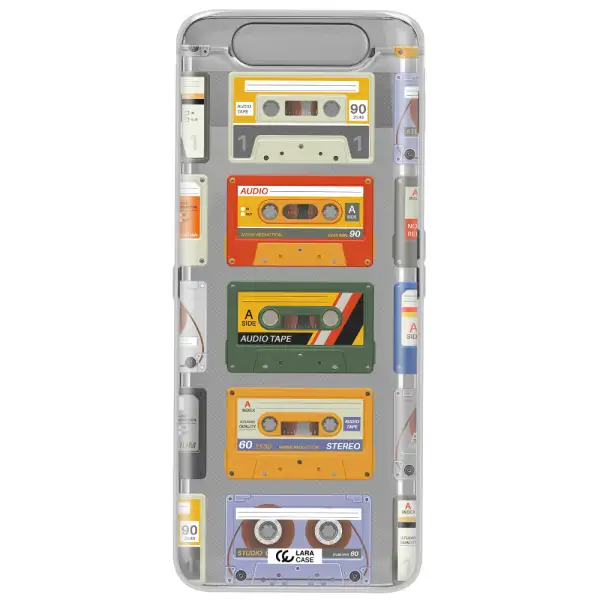 All My Cassettes Samsung A80 Clear TPU Case