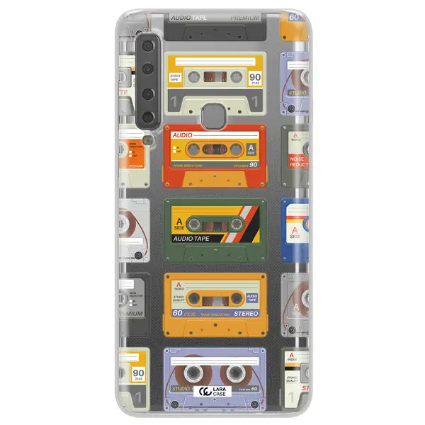 All My Cassettes Samsung A9 2018 Clear TPU Case