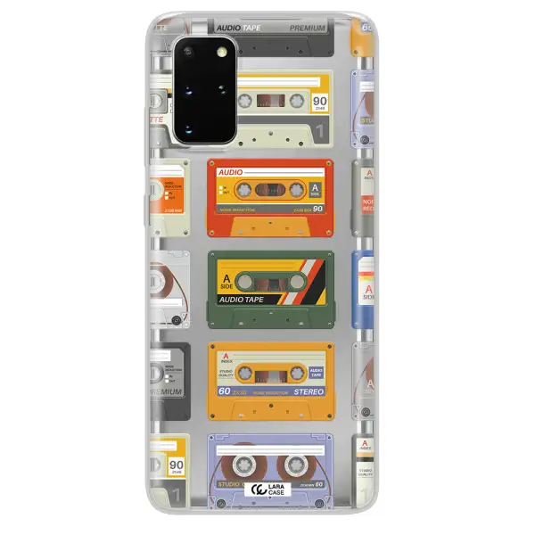 All My Cassettes Samsung S 20 Plus Clear TPU Case