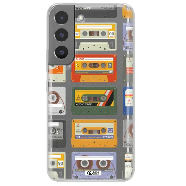 All My Cassettes Samsung S 22 Clear TPU Case
