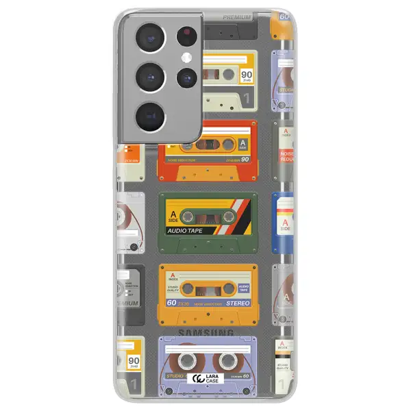 All My Cassettes Samsung S21 Ultra Clear TPU Case