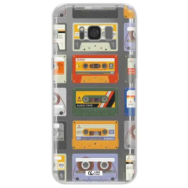 All My Cassettes Samsung S8 Clear TPU Case