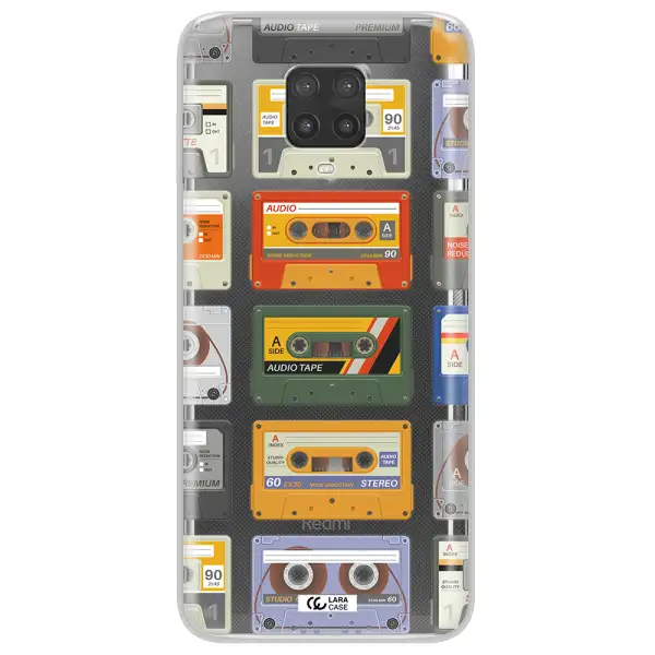 All My Cassettes Xiaomi Note 9 Pro Clear TPU Case