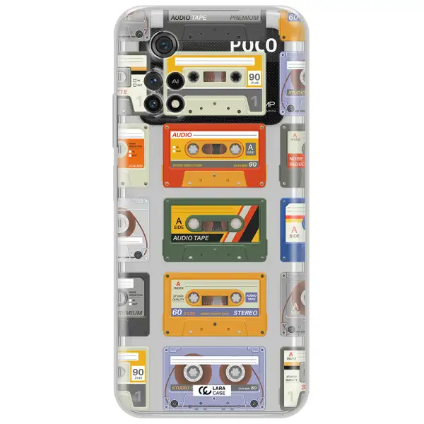 All My Cassettes Xiaomi Poco M4 Pro 4G Clear Tpu Case