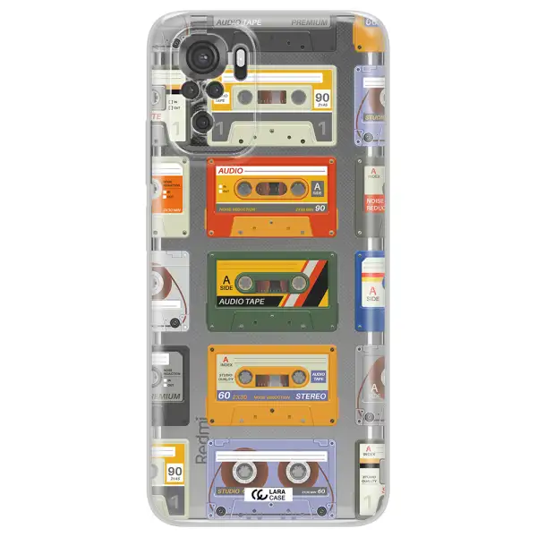All My Cassettes Xiaomi Redmi Note 10S Clear Tpu Case