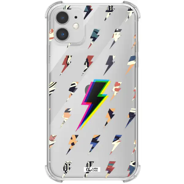 Thunder Glitch Apple iPhone 11 Clear PC Case