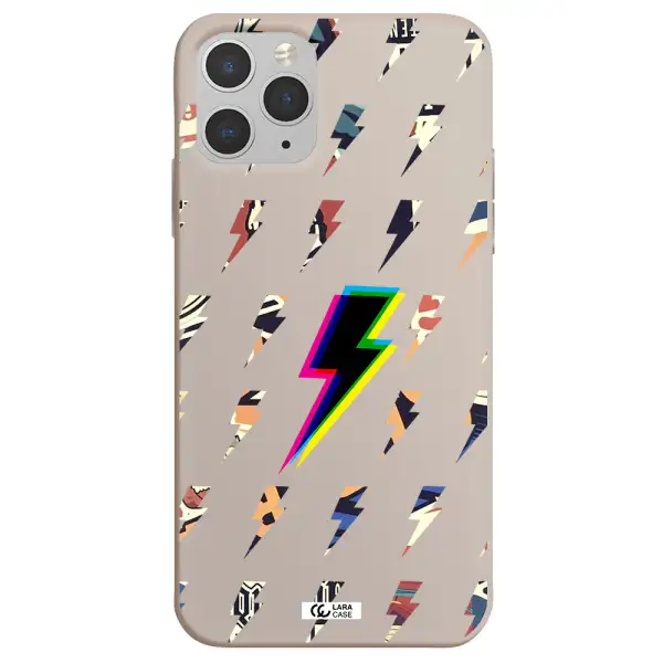 Thunder Glitch Apple iPhone 11 pro max Silicone Stone Case