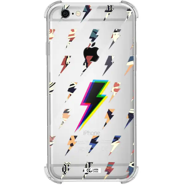 Thunder Glitch Apple iPhone 6 Clear PC Case