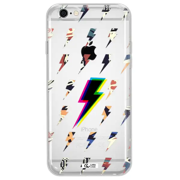 Thunder Glitch Apple iPhone 6 Clear TPU Case
