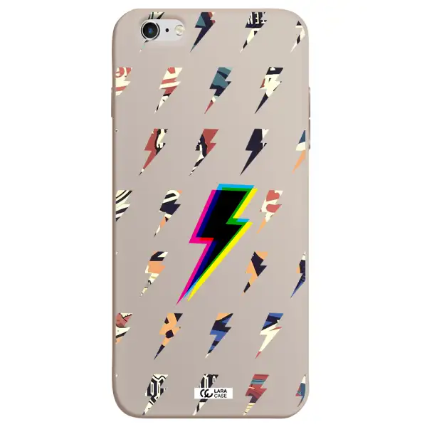Thunder Glitch Apple iPhone 6 plus Silicone Stone Case