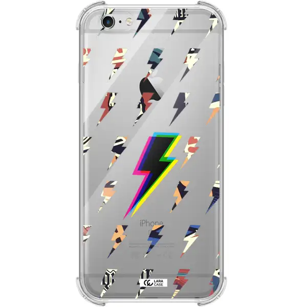 Thunder Glitch Apple iPhone 6S Clear PC Case