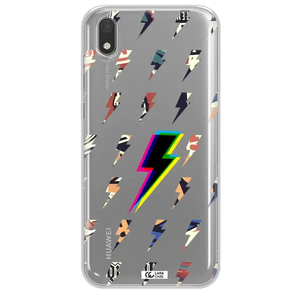 Thunder Glitch Huawei Honor 8S Clear TPU Case