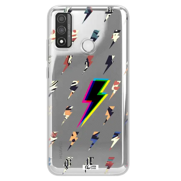 Thunder Glitch Huawei P Smart 2020 Clear TPU Case