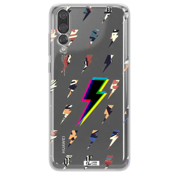 Thunder Glitch Huawei P20 Pro Clear TPU Case