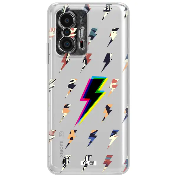 Thunder Glitch Xiaomi 11T Clear Tpu Case