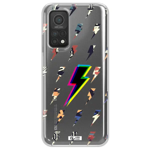 Thunder Glitch Xiaomi Mi 10T Clear TPU Case
