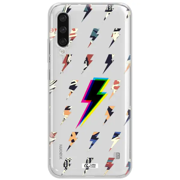 Thunder Glitch Xiaomi Mi A3 Clear Tpu Case