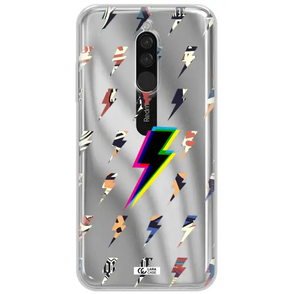 Thunder Glitch Xiaomi Redmi 8 Clear Tpu Case