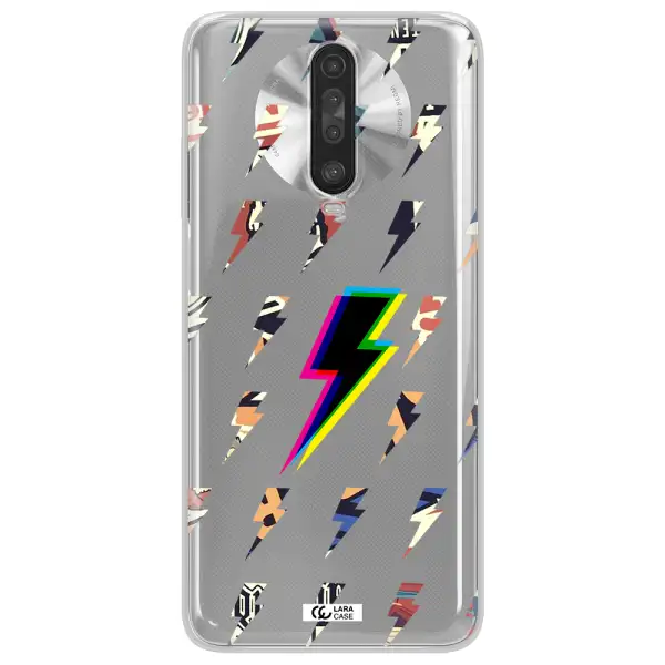 Thunder Glitch Xiaomi Redmi K30 Clear TPU Case