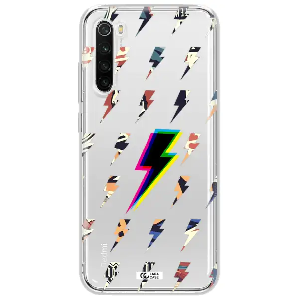 Thunder Glitch Xiaomi Redmi Note 8T Clear Tpu Case