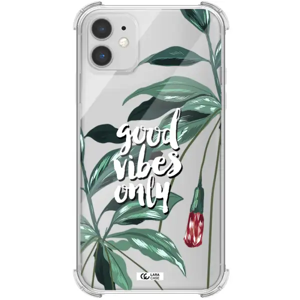 Tropical Vibes Green Apple iPhone 11 Clear PC Case