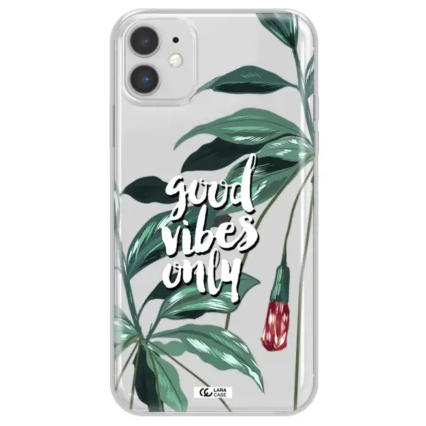 Tropical Vibes Green Apple iPhone 11 Clear TPU Case
