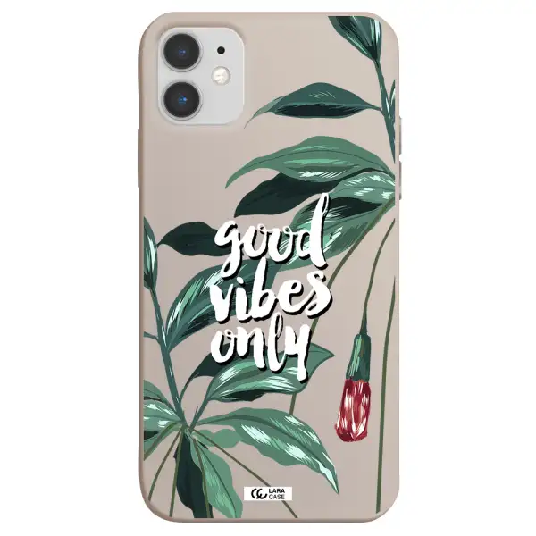 Tropical Vibes Green Apple iPhone 11 Silicone Stone Case