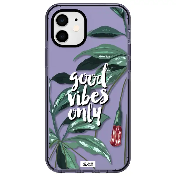Tropical Vibes Green Apple iPhone 12 impact Lilac Case