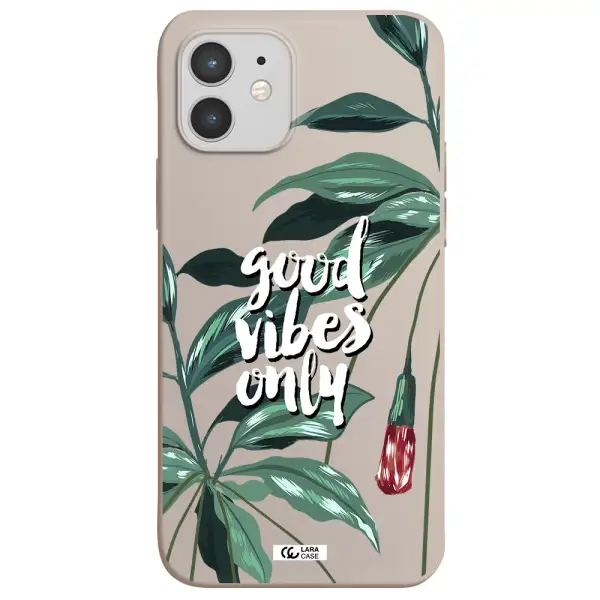 Tropical Vibes Green Apple iPhone 12 mini Silicone Stone Case