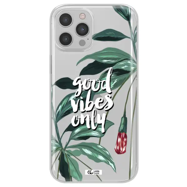Tropical Vibes Green Apple iPhone 12 pro Clear TPU Case