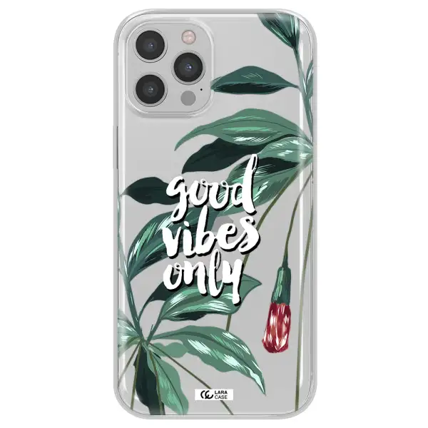 Tropical Vibes Green Apple iPhone 12 pro max Clear TPU Case