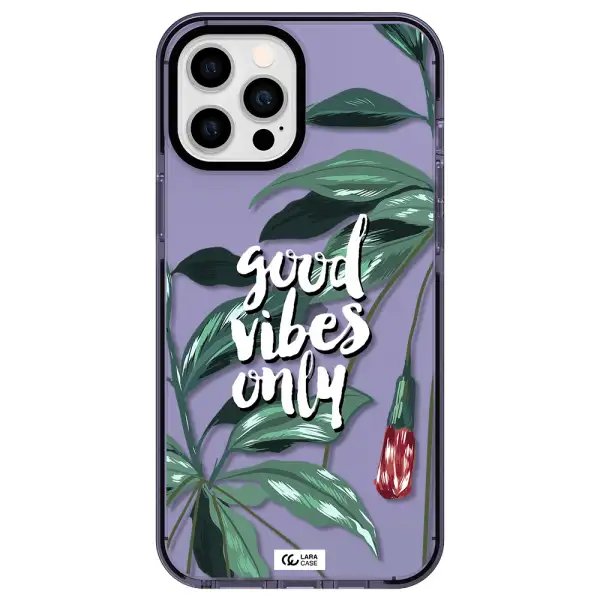 Tropical Vibes Green Apple iPhone 12 pro max impact Lilac Case