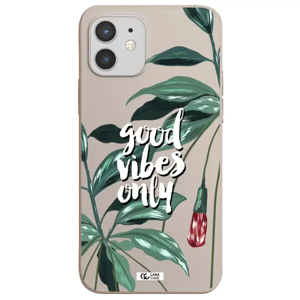 Tropical Vibes Green Apple iPhone 12 Silicone Stone Case