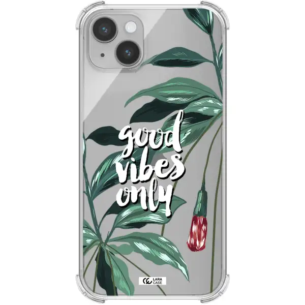 Tropical Vibes Green Apple iPhone 14 Clear PC Case