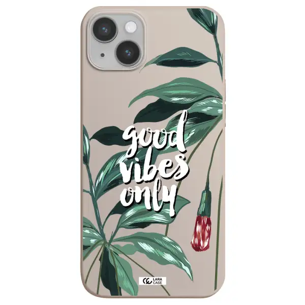 Tropical Vibes Green Apple iPhone 14 plus Silicone Stone Case