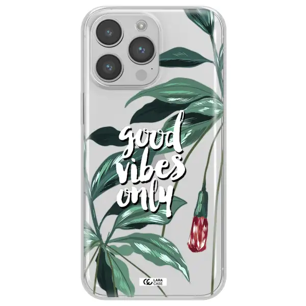 Tropical Vibes Green Apple iPhone 14 pro max Clear TPU Case