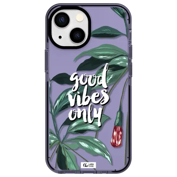 Tropical Vibes Green Apple iPhone 15 impact Lilac Case