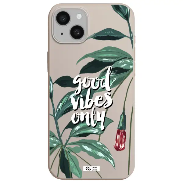 Tropical Vibes Green Apple iphone 15 plus Silicone Stone Case