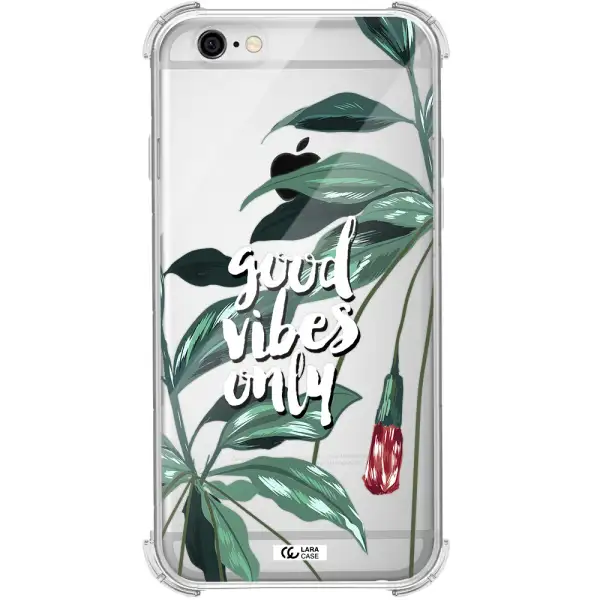 Tropical Vibes Green Apple iPhone 6 Clear PC Case