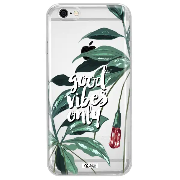 Tropical Vibes Green Apple iPhone 6 Clear TPU Case